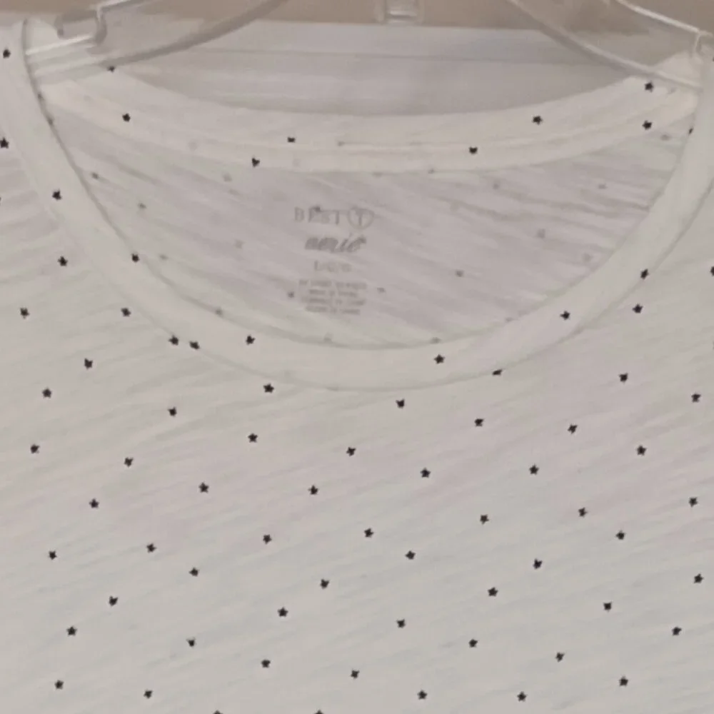 #2 3/$18 - Aerie White/Blue Long Sleeve Top Size Large - Picture 4 of 7